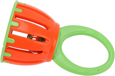 Healthy Oval Handle Baby Cage Bell Shaker Toy - Convenient and Detachable for Early Training