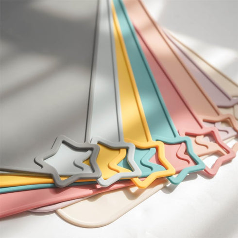 Moonkie Silicone Placemats for Baby & Kid - Stain-Proof Non-Slip Toddler Food Mats, Eating Table Mat - 2 Packs