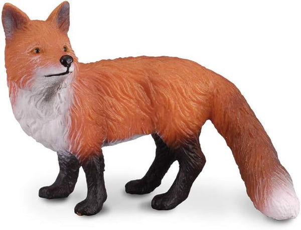 CollectA Red Fox Figure, 2.4"L x 1.6"H