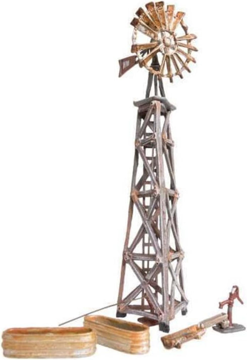 Woodland Scenics HO Built-N-Ready Old Windmill (Weathered)