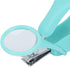 FILFEEL Lightweight Zoom Nail Clipper, Stainless Steel Fingernail & Toenail Clippers with Magnifying Glass for Baby