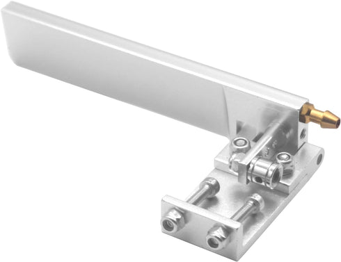 (75mm) Aluminum Alloy RC Boat Rudder with Water Pickup Suction Absorbing Steering Compatible with Electric Gas Power