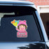 Cartoon Baby on Board Car Sticker Cute Baby and Balloon Kids on Board Car Window Bumper Decal Waterproof Vinyl Baby