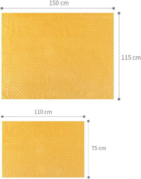 JHION World,59.1x45.3inch) Baby Blanket for Boys Girls, Double Layer Soft Plush Blanket Thicken Warm Kids Blanket