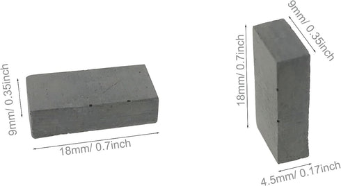 Woohome 350 PCS Gray Mini Wall Bricks, Miniature Figurine Model Brick Building Set with Scraper for Fairy Garden