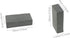 Woohome 350 PCS Gray Mini Wall Bricks, Miniature Figurine Model Brick Building Set with Scraper for Fairy Garden