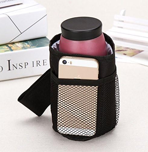 Ucity Stroller Cup Holder, Buggy Pocket Organizer for Stroller, Wheelchair & Walker