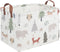 FXOCSHE FXOLCSHE Rectangular Animals Basket,Waterproof Storage Bin for Bedroom,Nursery Hamper,Storage Bin for Boys