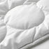 Generic 43" 49" Crib Duvet Insert for Baby White/Gray x Soft, Breathable Lyocell & Cotton Moisture-Wicking