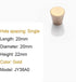 XINHUIPART A1) Cabinet Drawer Handle Large Handle Modern Minimalist Kitchen Furniture Cabinet Drawer Handle Gold