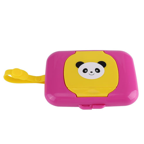Wet Wipes Storage Box, Baby Portable Wipes Dispenser Travel Refillable Container Tissue