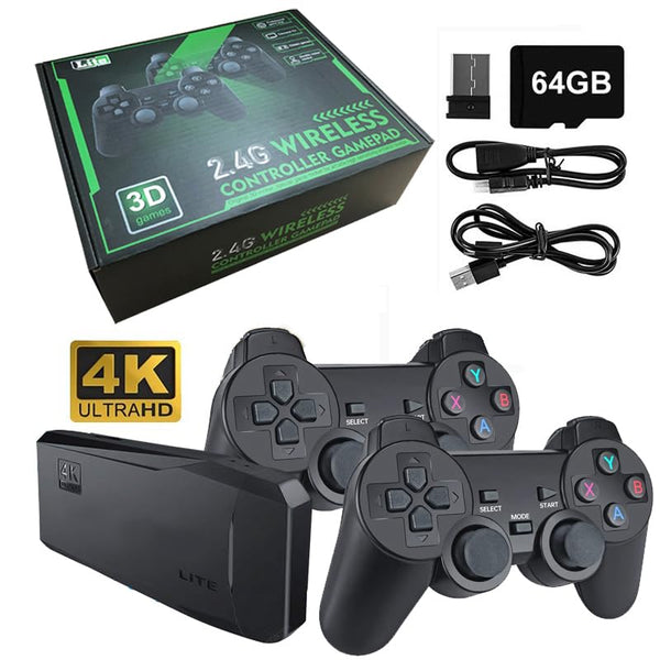 Kothab Wireless Retro Game Console, Plug & Play Video TV Game Dongle with 20000+ Games Built-in