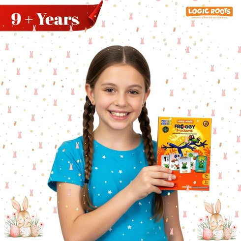 24 72 10 Froggy Fractions Math Games for Fourth Grade and up, Fraction Manipulatives Proper, Improper, and Mixed