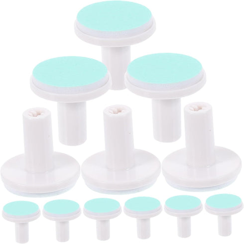 Trimmer 12pcs Electric Nail Baby Replacement Pads Baby Nail Grinding Heads Safe for Infants