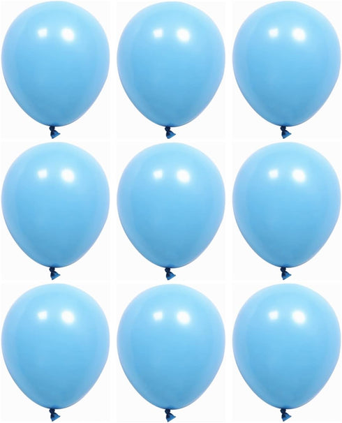 15 Pcs 18 Inch Pastel Blue Balloons for Birthday Wedding Baby Shower Party Decorations (Pastel Blue)