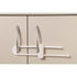 Dreambaby Sliding Cabinet Locks - Child Proof Latches, 6 Pack, White, Model L715