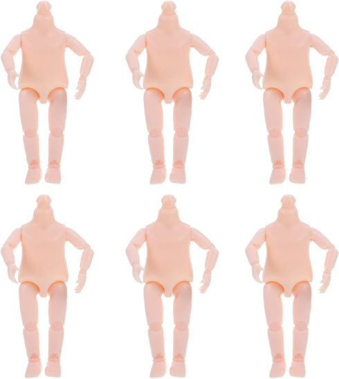 Moveable Jointed Doll 6pcs Body Nude Naked Body Soldier Ken Male Dolls Artist Drawing Manikin Action Figure Toys Joint Doll DIY Doll Accessory