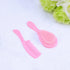 Set HEALLILY Baby Brush and Comb for Newborns and Toddlers Gentle Scalp Massage with Rounded Teeth Anti-Static Pink