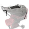Universal Waterproof Pram Sunshade Sun Cover for Baby Stroller, Anti-UV with Viewing Window (Grey)