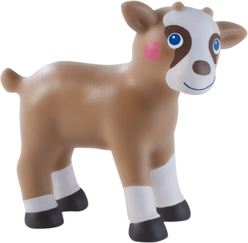 HABA Little Friends Goat Kid - 2" Chunky Plastic Farm Animal Toy