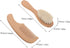 Set KOMBIUDA Hair Brush with Soft Bristles and Comb Gentle Scalp Cleaning and Bath Brush for Newborns Parents