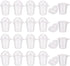 KOOBOOK 20Pcs Mini Frappuccino Cup, Cold Coffee Cup Dollhouse Miniature Simulation Plastic Cup Cake Ice Cream Cups