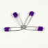 OsoCozy 100 Packs 100 2.2 Inches Cloth Diaper Nappy Pins - Stainless Steel Safety Pins with Locking Plastic Heads.