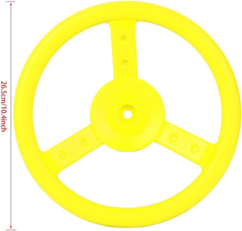 Alomejor Plastic Steering Wheel Toy for Kids Playground, Small Steering Wheel for Climbing Frames
