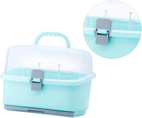 BESTonZON Portable Milk Bottle Storage Case Bottle Box for Travel Home Use