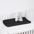 PHF Baby Changing Pad Covers for Boys Girls, 2 Pack Ultra Soft Breathable Microfiber Changing Pad Table Sheets for Most Baby Changing Pads, Black & Black