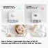 0-6 0-3 Garkoko Baby Pacifiers Months One-Piece Pacifiers Months BPA-Free Lightweight Soft Silicone Newborn Pacifier