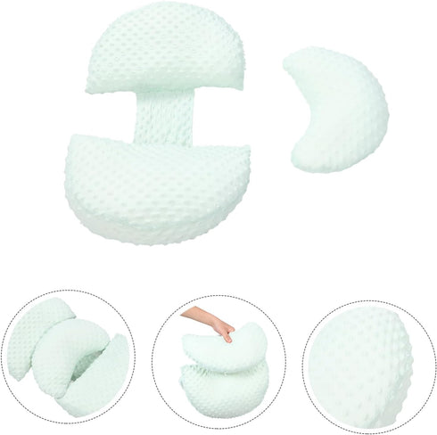 Cooling Wedge Pillow for Pregnancy Support - Comfortable Abdominal Relief
