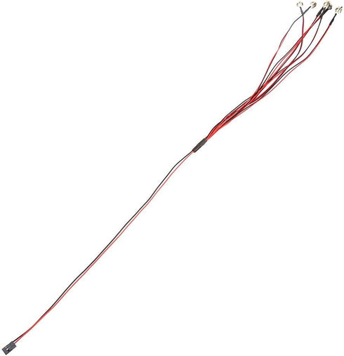 6 LED RC Car Light, 3-7V Headlight Taillight Set, 5mm/3mm Diameter LED Light for 1/10 RC Model Car