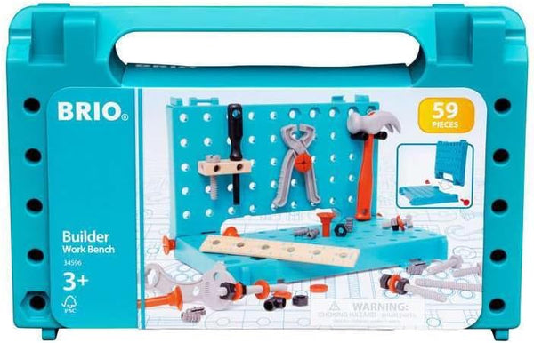 BRIO Builder - 34596 Working Bench Educational Construction Toy for Kids Age 3 Years and Up