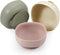 PandaEar 3 Pack Silicone Suction Bowls for Baby and Toddler Feeding, Food Grade Soft Safe Silicone, BPA-Free