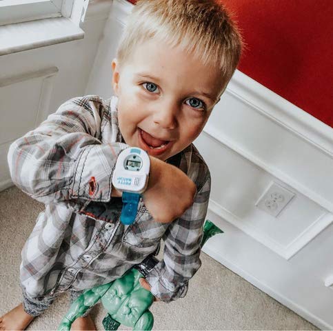 Potty Watch for Kids Potty Training, Water-Resistant Watch with Flashing Lights and Music, Blue