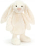 Jellycat Bashful Cream Bunny Stuffed Animal - Large 14 inches, Classic Children's Gift