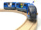 Battery Operated Train for Wooden Track Set Toys, Magnetic Couplings City Vehicle for Toddlers 3-5 Years (Without