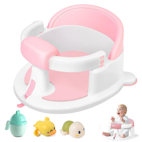 Gotof Baby Bath Seat for Babies 6 Months & up, Non-Slip Toddler Bath