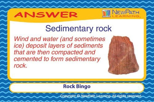NewPath Learning Rock Bingo Game for Grade 5-9
