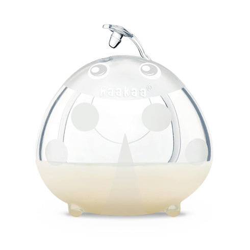 Haakaa Ladybug Breast Milk Collector - 1pc Wearable Silicone Nursing Cup, Reusable