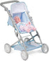 18" 3+ JC Toys - Berenguer Boutique | Fashionable Stroller with Canopy and Storage | Simple Folding |Blue Accessory