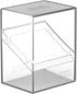 Ultimate Guard Boulder 80+ Deck Case for 80 Double-Sleeved TCG Cards, Clear, Durable Storage for Trading Card Games