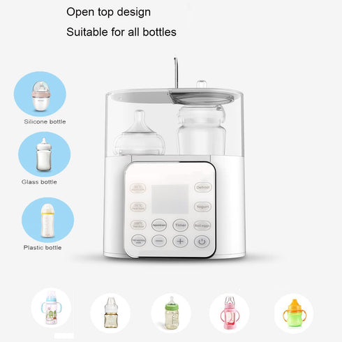 Formula9-in-1 Baby Bottle Warmer, Fast Baby Food Heater Defrost BPA-Free Warmer Accurate Temperature Control