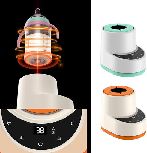 Zaviftie Bottle Warmer with Shake Function Portable Baby Bottle Warmer Easy to Carry for Even Heating of Breastmilk