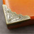 Dophee 8Pcs Antique Brass Jewelry Box Corner Protectors, Chest Corner Case Edge Cover