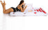 6FT Triumpeek Inflatable Pool Game Table Float, Blow Up Floating Pool Game Raft Lounge, Fun Pool Party Game Table