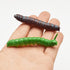 12 Pcs Simulation Caterpillar Fake Worms, Educational Science Learning Toys for Halloween Prank
