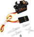 DSPOWER 5PCS 2G 3.7-4.2V 1/24 Plastic Gear Mini Servo, RC Micro Coreless Motor Digital Servos Kit for Fixed-Wing