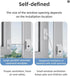 Tazyuxd (1 Pack) Door Locks for Kids Safety,Auto Unlock Door Latche Quick and Easy Child Proof Door Lock Prevent